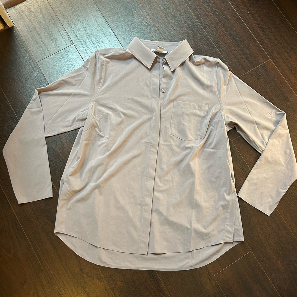 Athleta womens button up